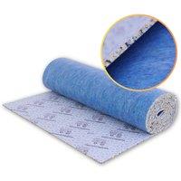 Novecrafto 11mm Carpet Underlay 15m PU Foam Roll in Blue