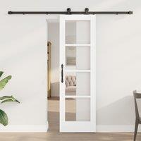 Berkfield Home Sliding Door with Hardware Set "ORKDAL" White 61x198.5 cm