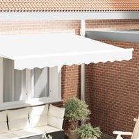 Berkfield Home Awning Valance for 3.5 m Frame White 3.3x0.2 m