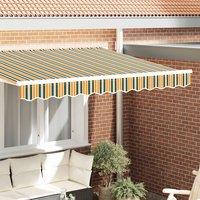 Berkfield Home Awning Valance for 3 m Frame Green & Yellow 2.8x0.2 m