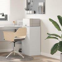 Berkfield Home White Storage Cabinet White MDF Compact Storage Cabinet