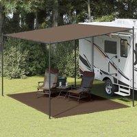 Berkfield Home Tent Carpet 300x400 cm Brown