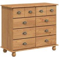 Berkfield Home Chest of Drawers 'ASKIM'Honey Brown 91x40x79 cm Solid Wood Pine | Size: 91 x 40 x 79 cm