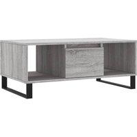 Berkfield Home Coffee Table Grey Sonoma 90x50x36.5 cm Engineered Wood