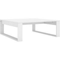 Berkfield Home Coffee Table White 100x100x35 cm Engineered Wood | Size: 100 x 100 x 35 cm