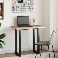 Berkfield Home Desk Top Oil Finished 60x50x2 cm Solid Wood Acacia in Brown | Size: 60 x 50 x 2 cm