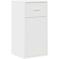 Berkfield Home White Storage Cabinet White MDF Compact Storage Cabinet