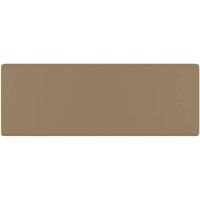 Berkfield Home Luxury Basin Overflow Square Matt Cream 41x41 cm Ceramic in Tan