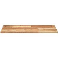 Berkfield Home Versatile Bathroom Vanity Top Oil Finished 60x50x2 cm Solid Wood in Brown | Size: 60 x 50 x 2 cm