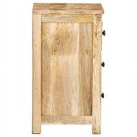 Berkfield Home Beautiful Bedside Cabinet 45x35x60 cm Solid Mango Wood in Brown | Size: 45 x 35 x 60 cm