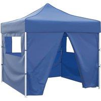 Berkfield Home Durable Foldable Tent 3x3 m with 4 Walls Blue