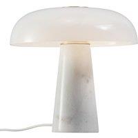 Nordlux Premium Indoor Table Lamp White Marble E27 Weighted Base - Mains Powered, IP20