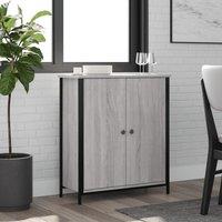 Berkfield Home Sideboard Grey Sonoma 70x30x80 cm Engineered Wood | Size: 70 x 30 x 80 cm