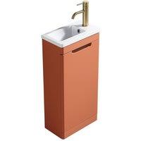 Bathroom Kingdom Acerra Orange Cloakroom Vanity Basin 400mm