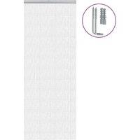 Berkfield Home Chain Door Fly Screen 80x212 cm Aluminium in Silver