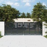 Berkfield Home Garden Gate Anthracite 300x150 cm Steel