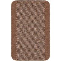 The Rug Shop UK Brown Machine Washable AntiSlip Floor Mat | Size: 67 cm x 200 cm