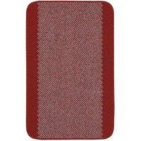 The Rug Shop UK Red Machine Washable AntiSlip Floor Mat | Size: 67 cm x 200 cm