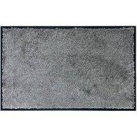 The Rug Shop UK Grey Modern Plain WashaMat | Size: 90 cm x 60 cm