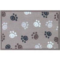The Rug Shop UK Beige Cream Modern Abstract Easy to Clean Mat | Size: 50 cm x 150 cm