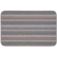 The Rug Shop UK Grey Clay Machine Washable AntiSlip Polypropylene Floor Mat | Size: 67 cm x 200 cm