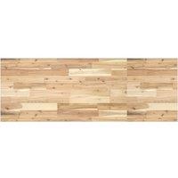 Berkfield Home Desk Top Untreated 160x50x2 cm Solid Wood Acacia in Brown | Size: 160 x 50 x 2 cm