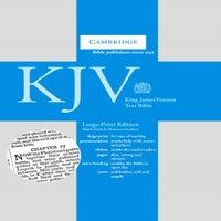 TBD KJV Large Print Text Bible, Black French Morocco Leather, KJ653:T