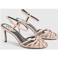 Dorothy Perkins Women's Fellicity Faux Leather Strappy Heeled Sandals in Pink | Size: 3
