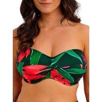 Fantasie Women's Pichola Bandeau Bikini Top in Green | Size: 32G
