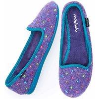 Moshulu Women's 'Amaretti' Ballerina Slippers in Violet | Size: 8