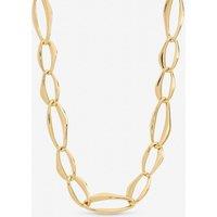 Mood Women's Gold Plated Large Link Chain Necklace