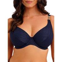 Fantasie Women's Azores Plunge Bikini Top in Blue | Size: 32DD