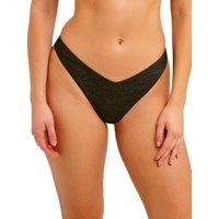 Freya Women's Arizona Wave Brazilian Bikini Brief in Black | Size: 16
