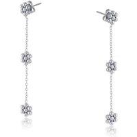 BIG METAL LONDON Women's ABIGAIL STAINLESS STEEL EARRINGS in Silver | Size: 6 cm