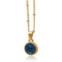 BIG METAL LONDON Women's AMELIA WILDFLOWER SMALL PENDANT NECKLACE in Gold | Size: 40 cm