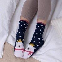 Totes Isotoner Women's Novelty Ankle Pull On Socks in Off-White
