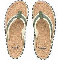 Gumbies Women's Corker Flip-Flops in Khaki | Size: 4