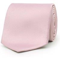 Roco Men's Childrens full length necktie, plain mauve pink tie, ages 4-16yrs