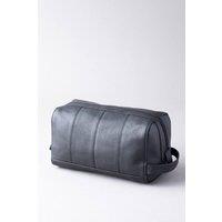 Lakeland Leather Men's 'Discoverer' Leather Washbag in Black