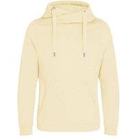 AWDis Men's Hoods Cross Neck Hoodie XL in Off-White