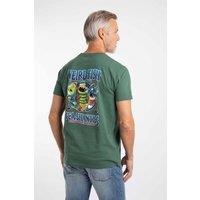 Weird Fish Men's Sea Shanties Artist T-Shirt in Bottle Green | Size: 2XL