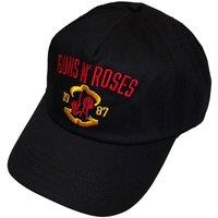 Guns N Roses Men's Sunset Strip 87 Back Print Baseball Cap in Black