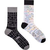 SPOX SOX Men's 1 Pack Mismatched Novelty Odd Socks - IT Developer | Size: 11-13