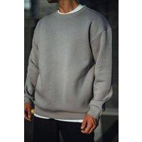 Janes Men's Crew Neck Basic Sweatshirt in Grey | Size: Large