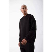 Janes Men's Crew Neck Sweatshirt in Black | Size: 2XL