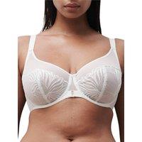 Chantelle Women's Legend Very Covering Full Cup Bra in White | Size: 40E