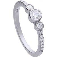 Diamonfire Women's 6120621082160 Ring in Silver
