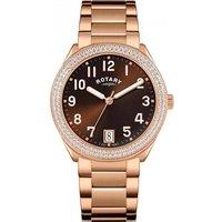 Rotary Women's RLB10012-16 Brillance 35mm Quartz Watch in Rose Gold