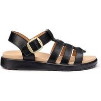 Hotter Women's 'Alanya' Gladiator Sandals in Black | Size: 3
