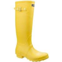Cotswold Women's 'Sandringham' PVC Wellington Boots in Yellow | Size: 6